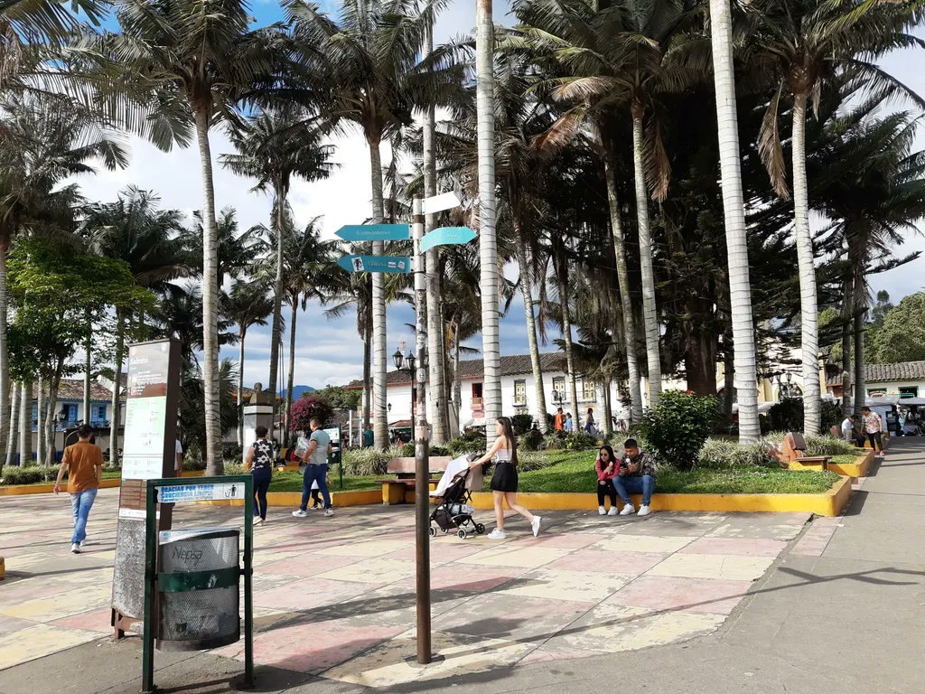 RuthMillington1's tweet photo. Beautiful Salento. Coffee plantations, trout farming & tourism keep this place alive & local transport is by WWII Willy jeeps!
#colombia #coffee #travel #solotravel #backpacking
#adventuretravel #explore #traveldiaries #Solento https://t.co/YuiXDdwzmt