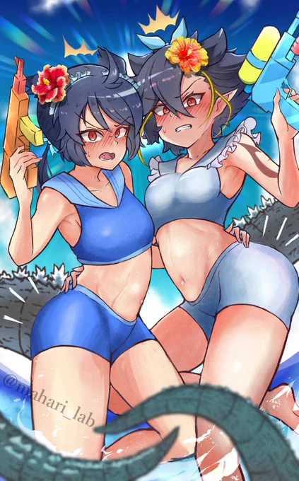 差分フリルが流されちゃいましたテヘヘ 