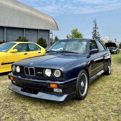 heromotorco's tweet photo. We sold this beutiful Cecotto a few months ago to a very good friend in the USA. The car has now arrived at home in Seattle with its new owner and was taken for it's very first show to celebrate 50 years of BMW M.

#bmwe30m3cecotto #cecotto #bmwe30m3 #bmwm3 https://t.co/fCi5xCNrE5
