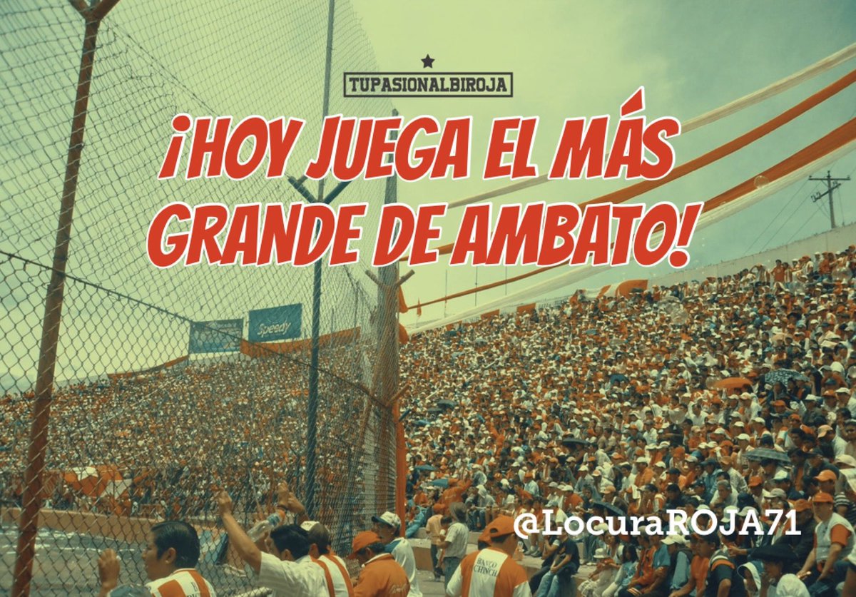 ¡HOY JUEGA EL RODILLO ROJO!🇦🇹

Nos vemos en la Oriental🏟😍

#TécnicoUniversitario 
#VamosRodillo 🔴⚪️🔴