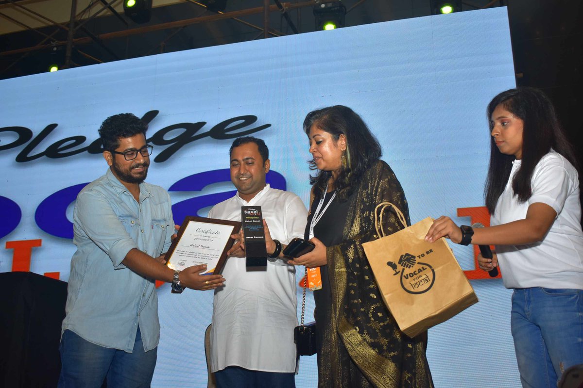 pledgev4l's tweet photo. Pledge Vocal for Local has given launch pad to many Brands &amp; recognised their efforts &amp; has awarded Local Brands.
#supafest #iDHA #pledgevocalforlocal #anmolbiscuits #MCRA #makecalcuttarelevantagain #wings #foodstory #submerge #anjunadeep #technik #downtowngroove #brabmedia #brab https://t.co/NecpRH3vHM