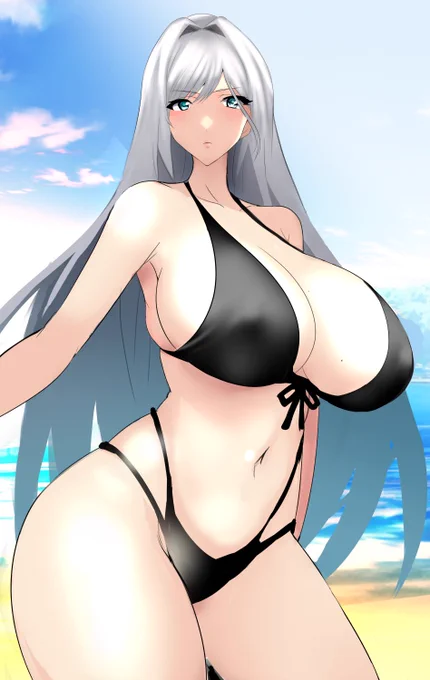 白銀のエセル ゼノブレイド3より
+水着着せ替え(妄想) 