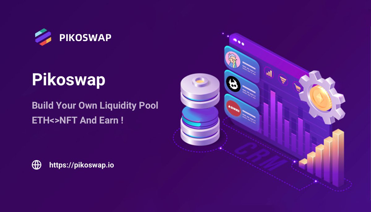 PikoSwap's tweet photo. On #Pikoswap, you can create your own liquidity pool with ETH &amp; NFTs and set the trading fees you want. 
Let's build a marketplace owned by people.💪 https://t.co/w45c8u6EaZ