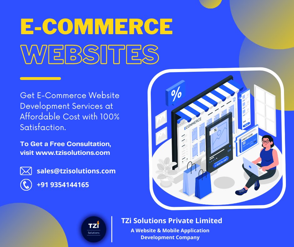 tzisolutions's tweet photo. Get E-Commerce Website Development Services at Affordable Cost with 100% Satisfaction. To get a free IT consultation, contact us - https://t.co/6sMFDAs3ao
 
#ecommerce #ecommerceapp #ecommercedevlopment #ecommerceapplication #ecommercewebsite #CustomWebDevelopment #GoDigital https://t.co/kfEaBPBkOQ