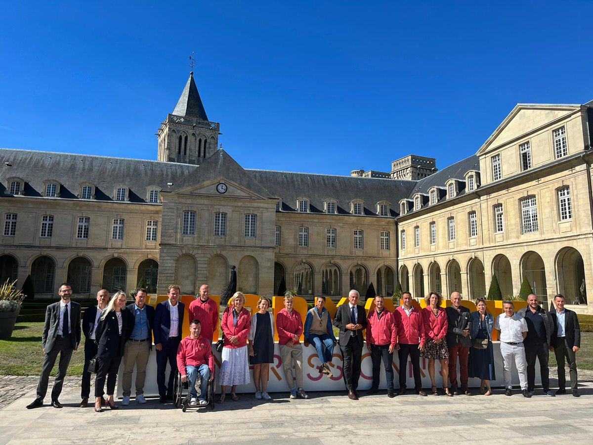 Quelle satisfaction de participer à l’installation du Club des partenaires de la #TeamNormandie. Merci à <a href="/EDF_Normandie/">EDF Normandie</a> et <a href="/CE_Normandie/">Caisse d'Epargne Normandie</a>, premières entreprises normandes à se lancer dans cette formidable démarche d’accompagnement des sportifs normands de haut-niveau. 1/2