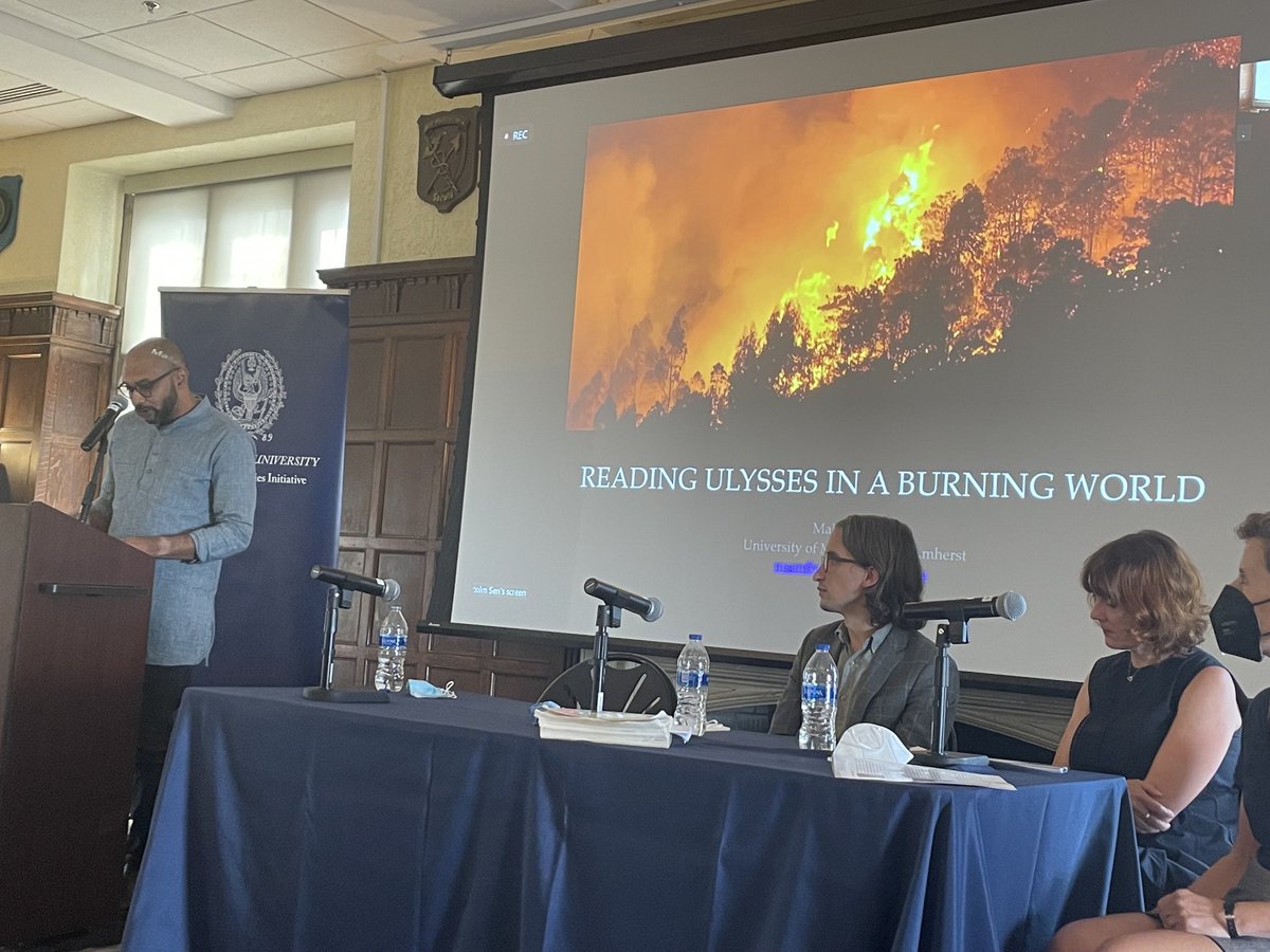 DMulrooney's tweet photo. 🙏 @GUGlobalIrish @CoilinPars 4 #Ulysses in the World Symposium, an eclectic & inspiring #Joycean PowWow with stellar thinkers @mccourtitaly @DanMulhall @ShinjiniChatto2 @akasiaisakasia @malcolmsen @abeggvariations Michelle Clayton @thejosevergara @topefolarin @kironward & more! https://t.co/z6apg6MR4Z