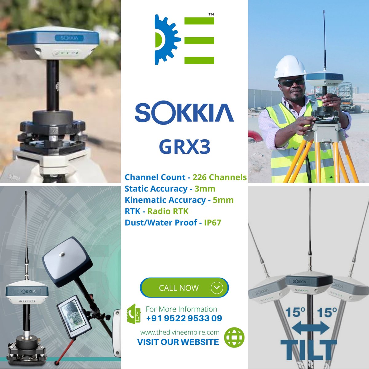 divineraipur's tweet photo. Trouble Locating Your Site?
Call 9522953309 for more details
#DivineEmpire #Construction #DGPS #gnss #totalstation #Tripod #BatteryCharger #Staves #totalstationsurveying #robotictotalstation #totalstationsokkia #reflectorlesstotalstation #sokkiaDGPS #sokkiaGNSS #sokkia https://t.co/hRFL0fYbyi