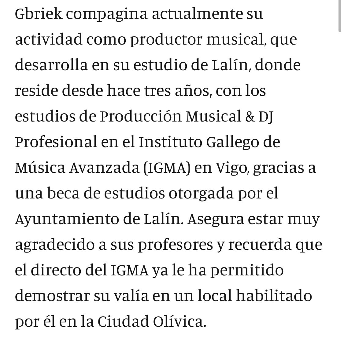 IgmaVigo's tweet photo. Enhorabuena Gabriel! https://t.co/6INTYLX13v