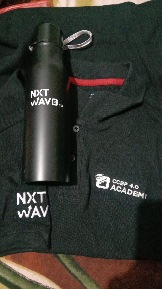 JuluriSai1's tweet photo. As a part of independence day mega challenge today I received this 
Eagerly waiting for more challenges ... #NxtWave #ccbp https://t.co/w9RyJQSTY9