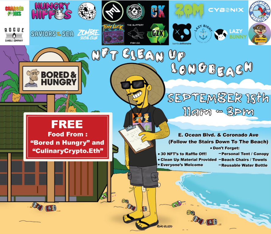This weekend we have not one but TWO amazing cleanups! 🏖️🌎♻️🚮TWO chances to help your Earth and win NFTs and POAPs! We have <a href="/WorldCleanupDay/">World Cleanup Day</a> on Saturday with <a href="/SeabumsNFTs/">Seabums Ocean Crew</a> and <a href="/NFTCleanUp/">NFT Clean Up</a> with <a href="/RealTonyLuck/">TonyLuck.eth</a> on Sunday! #NFTsForGood