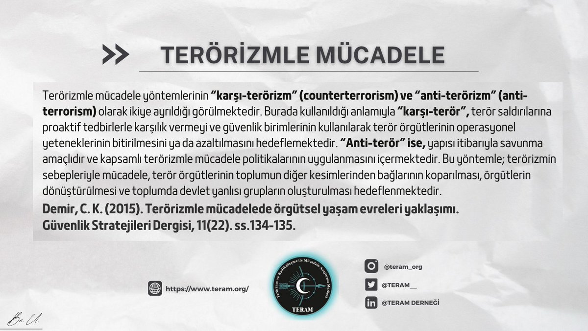 TAAM_Merkezi's tweet photo. Terör ve Terörizm Kavramları❓
#TERAM #Terörizm #Terör #TerörizmleMücadele 
via @kordem https://t.co/payLrqudqk