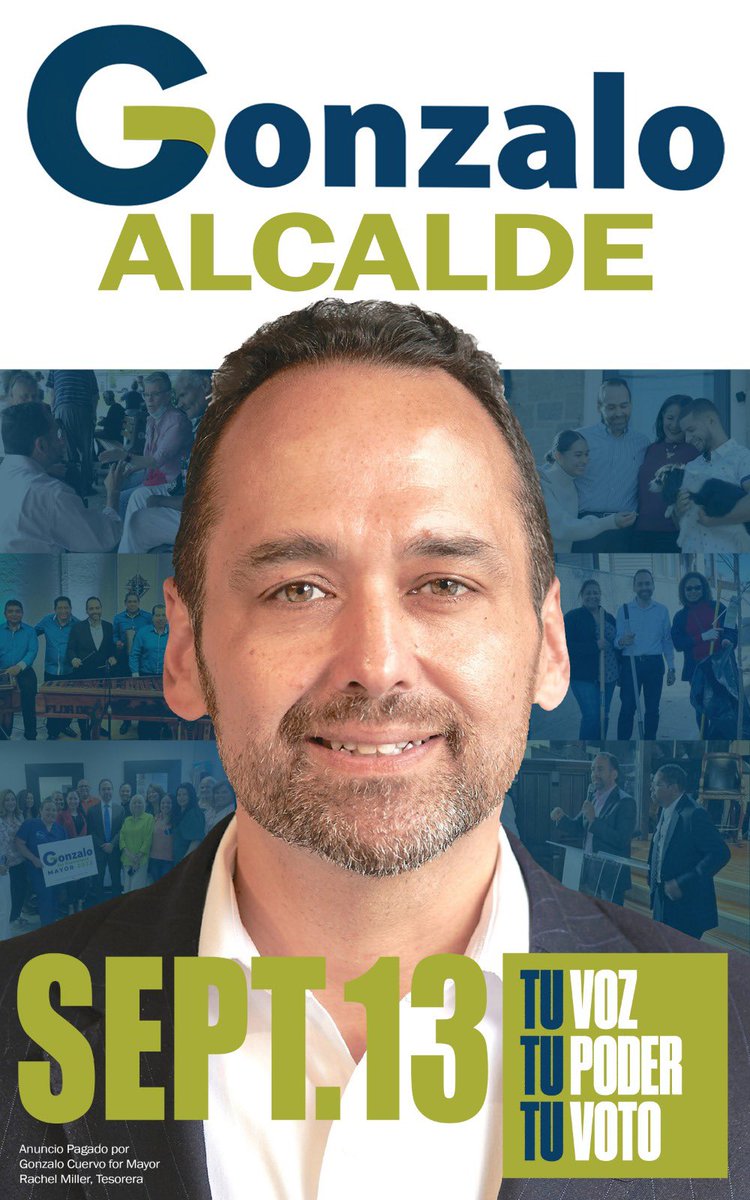 On Sept 13, Providence will win by electing @gonzaloque as our Mayor. Gonzalo represents a revival of hope for every community in our city! #believeinProvidence