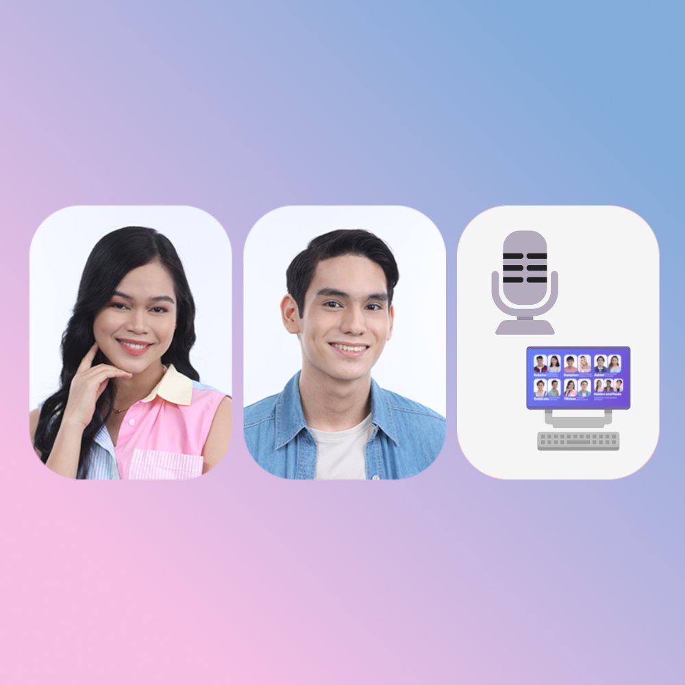 DRPSPHCA's tweet photo. Si Tiff Ronato. Si Eslam El Gohari. At yung Microphone Emoji na kung sakaling may kakanta siya habang nagku-Kumu Live si Tiff, gagamitin niya yan ito?!
Meron ding Desktop PC Emoji na may PBB Kumuniteens Loveteams Wallpaper para may enjoyment si Eslam?!
#Tiffslam #PBBKumuTeens https://t.co/7NBIds9xRF