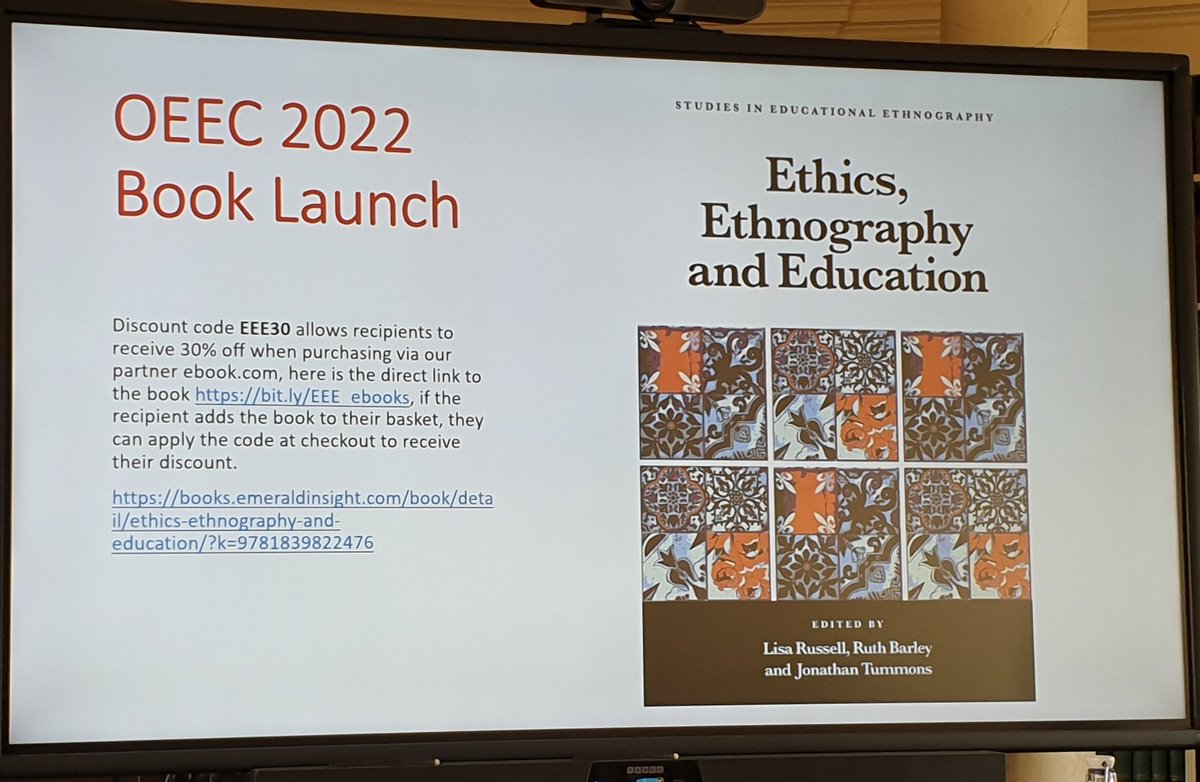 RajYouthWorker's tweet photo. Looking forward to #OEEC22 #Education #Ethnography first face to face conference with @Russell2015Lisa @eduhuduni presenting paper on #Ipoems and #narrative later. https://t.co/GCjj56Bs5V