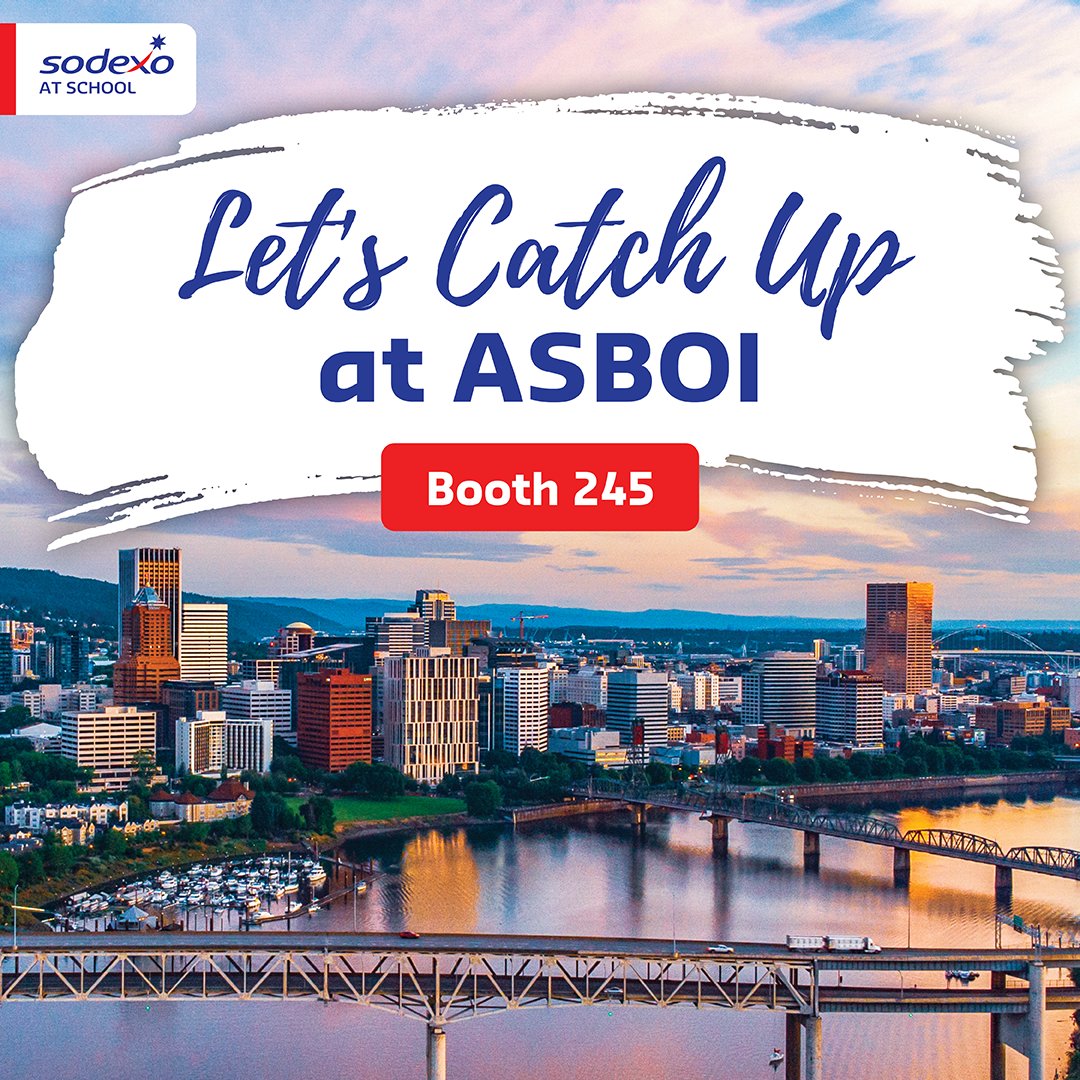 TaraGolden_1's tweet photo. Can't wait to see everyone this week in Portland! @sodexoUSA  @ASBOIntl  #Sodexoschools #heretohelp https://t.co/hyWXcCMW8f