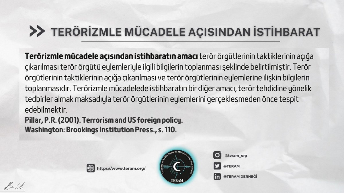 TAAM_Merkezi's tweet photo. Terör ve Terörizm Kavramları❓
#TERAM #Terörizm #Terör #İstihbarat https://t.co/Sglr0h31hw