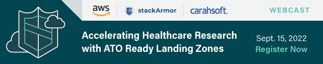 stackArmor (@stackarmor) on Twitter photo Join us on Sep 15 to learn how you can accelerate your critical healthcare research with secure landing zones that meet #FedRAMP, #FISMA or #CMMC #compliance requirements on <a href="/awscloud/">Amazon Web Services</a>
Register here- bit.ly/3DbFwP4
#AWSGovCloud #AWS #AWSCloud #Cybersecurity #Security Join us on Sep 15 to learn how you can accelerate your critical healthcare research with secure landing zones that meet #FedRAMP, #FISMA or #CMMC #compliance requirements on <a href="/awscloud/">Amazon Web Services</a>
Register here- bit.ly/3DbFwP4
#AWSGovCloud #AWS #AWSCloud #Cybersecurity #Security