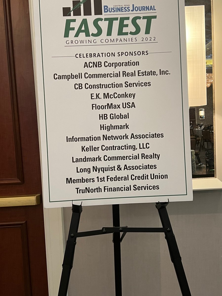 CPBJ's tweet photo. Thank you to the rest of our Celebration Sponsors, Landmark Commercial Realty, Long Nyquist &amp; Associates, Members 1st Federal Credit Union, and TruNorth Financial Services. https://t.co/A1bo0LNV3q