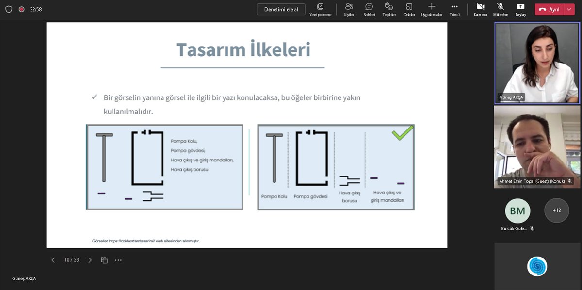 bauclt's tweet photo. Oryantasyonumuzda bugün; Dr. Güneş Akça ile "Hibrit Eğitimde Materyal Tasarımı", Sabire Akay &amp; Neşe Öztürk ile "MS Teams Kullanımı",Gökay Hamdi Şenel ile "Itslearning Kullanımı" ve Talha Amuce &amp; Mert Bozalan ile "Office 365 Kullanımı" eğitimlerimizi tamamladık! #öğrenmeveöğretme https://t.co/sv8AMRKQ44