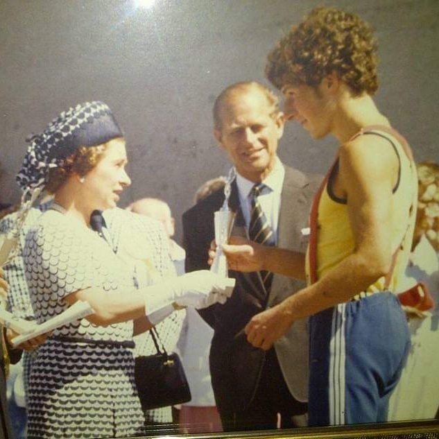 scott_ledrew's tweet photo. Queen Elizabeth II, presenting - the Royal Regatta Trophy to: Newfoundland's athletic legend - 18 year old, Gerry Donovan (1959-2016) - winning the Royal Regatta Junior division: St. John's, NL, 1978.  The world misses and loves you both. 🌎💞  God Speed Queen Elizabeth. 🙏 https://t.co/fO8yXKn9BO