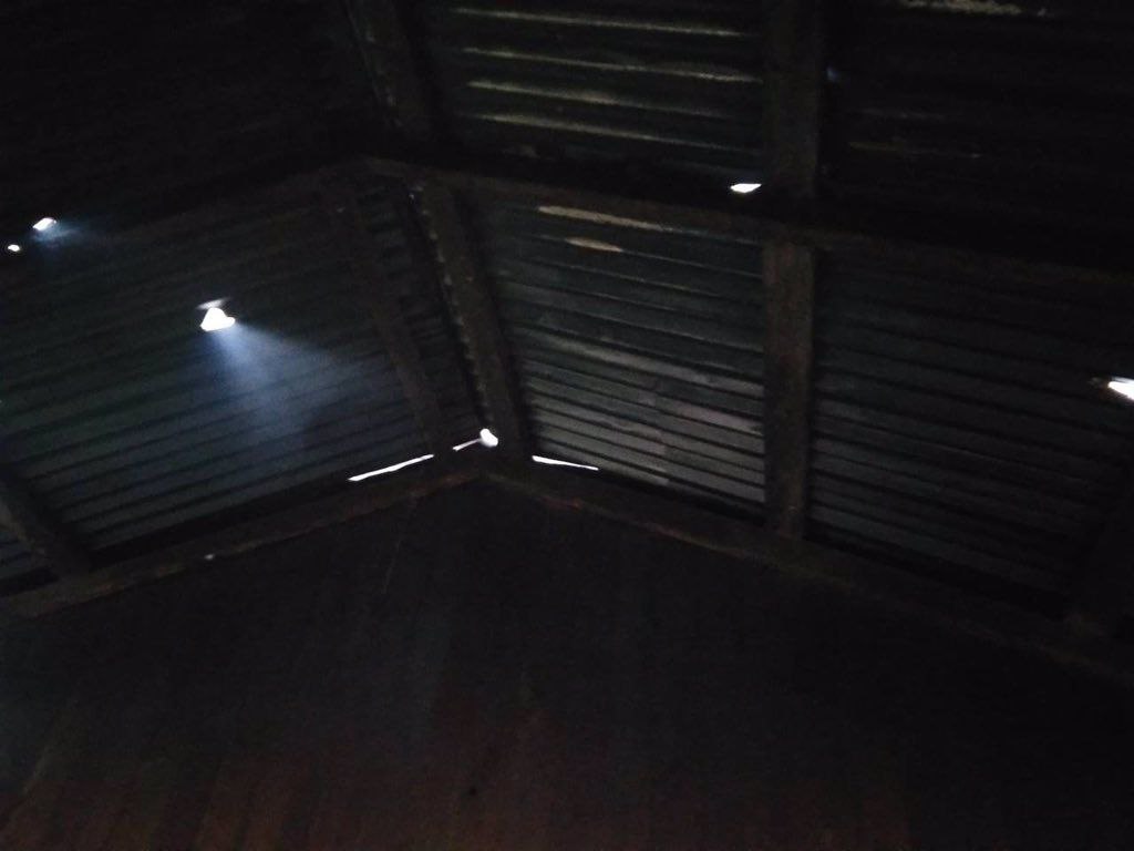cassiakhin's tweet photo. SAC terrorists from Mindat tsp, Chin state shelled heavy weapons to the villages on 8th Sep, resulting in damaging of the residential properties and religious buildings. #2022Sept12Coup #WarCrimesOfJunta #WhatsHappeningInMyanmar https://t.co/rsT9Ok23uz