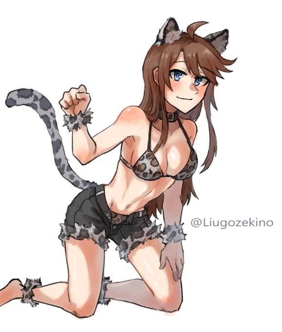 めぐみ(ユキヒョウ)#ミリシタ #所恵美 