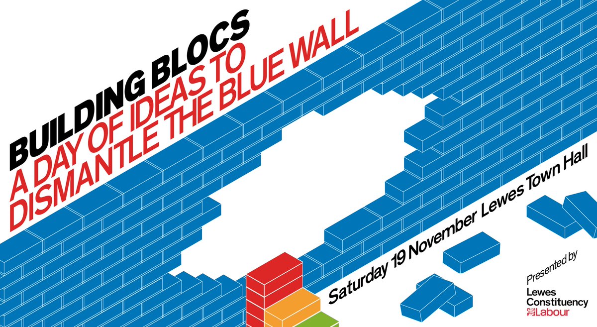 TICKET ALERT ! Incredible third of tickets sold in 1st week for <a href="/LewesLabour/">Lewes Labour Party</a> event 'Building Blocs' Sat 19 Nov feat @adribuller <a href="/BeccyCooper4Lab/">Dr Beccy Cooper MP</a> <a href="/Freedland/">Jonathan Freedland</a>  <a href="/JYDenham/">John Denham</a> <a href="/labourlewis/">Clive Lewis MP</a> and more. Tickets via 
eventbrite.com/e/building-blo…
<a href="/Benetta/">Benetta</a>  <a href="/chrispurser101/">Chris Purser</a> <a href="/paulewart23/">Peter Spooks</a> <a href="/robwitts/">@robwitts.bsky.social</a>