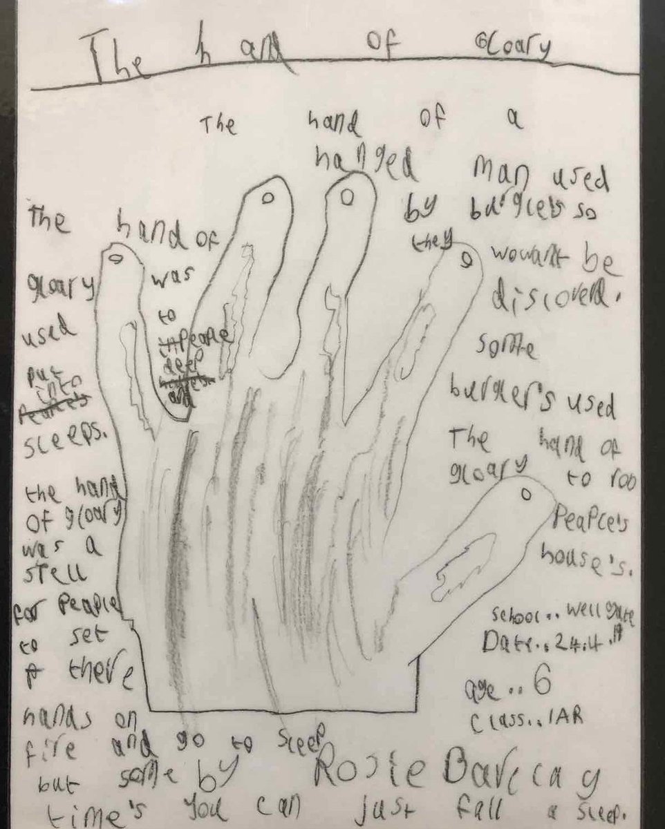 MuseumsOfWhitby's tweet photo. Some exhibits capture the imagination of our younger visitors more than others, and Whitby Museum’s Hand of Glory certainly does that!
Here are some artworks created by the children who have visited us recently.
#museumsofwhitby #handofglory #whitbymuseum #whitby #yorkshire https://t.co/pu5B0gkuKb