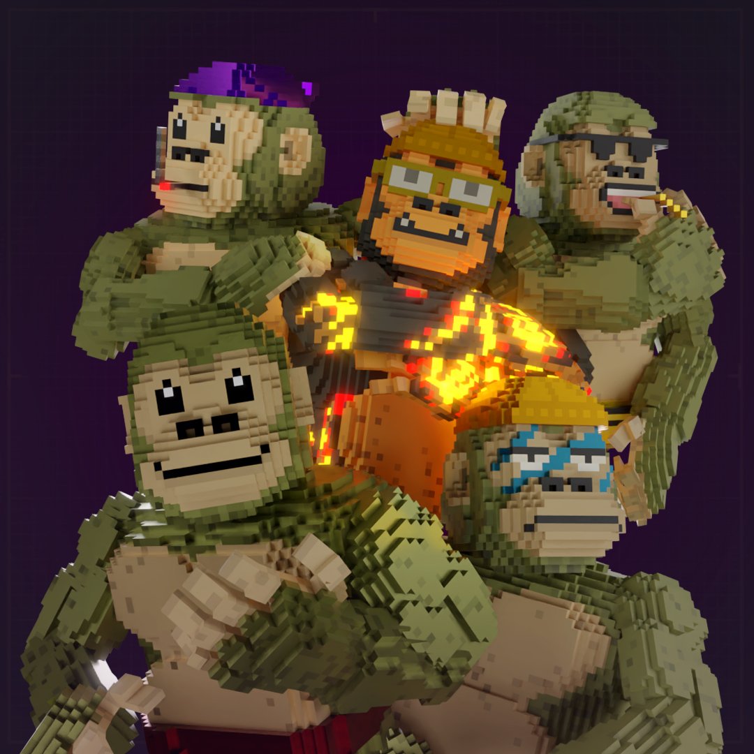 My VX Crew is now ready to take the adventure! Show me your best crew! <a href="/CyberKongz/">CyberKongz</a> #ooh