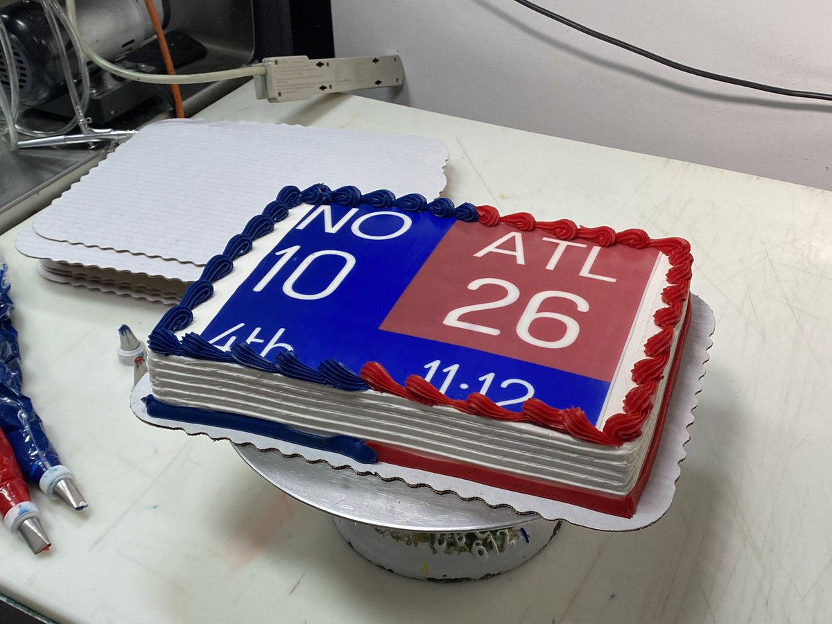 lilyrcummings's tweet photo. Ashley @BreauxMart in Chalmette says to ask for the “Fail Cake.” Pricing depends on sizing. 

Not available until noon. It takes time to print the score image. 

@WWLTV https://t.co/ZXyjegGS62