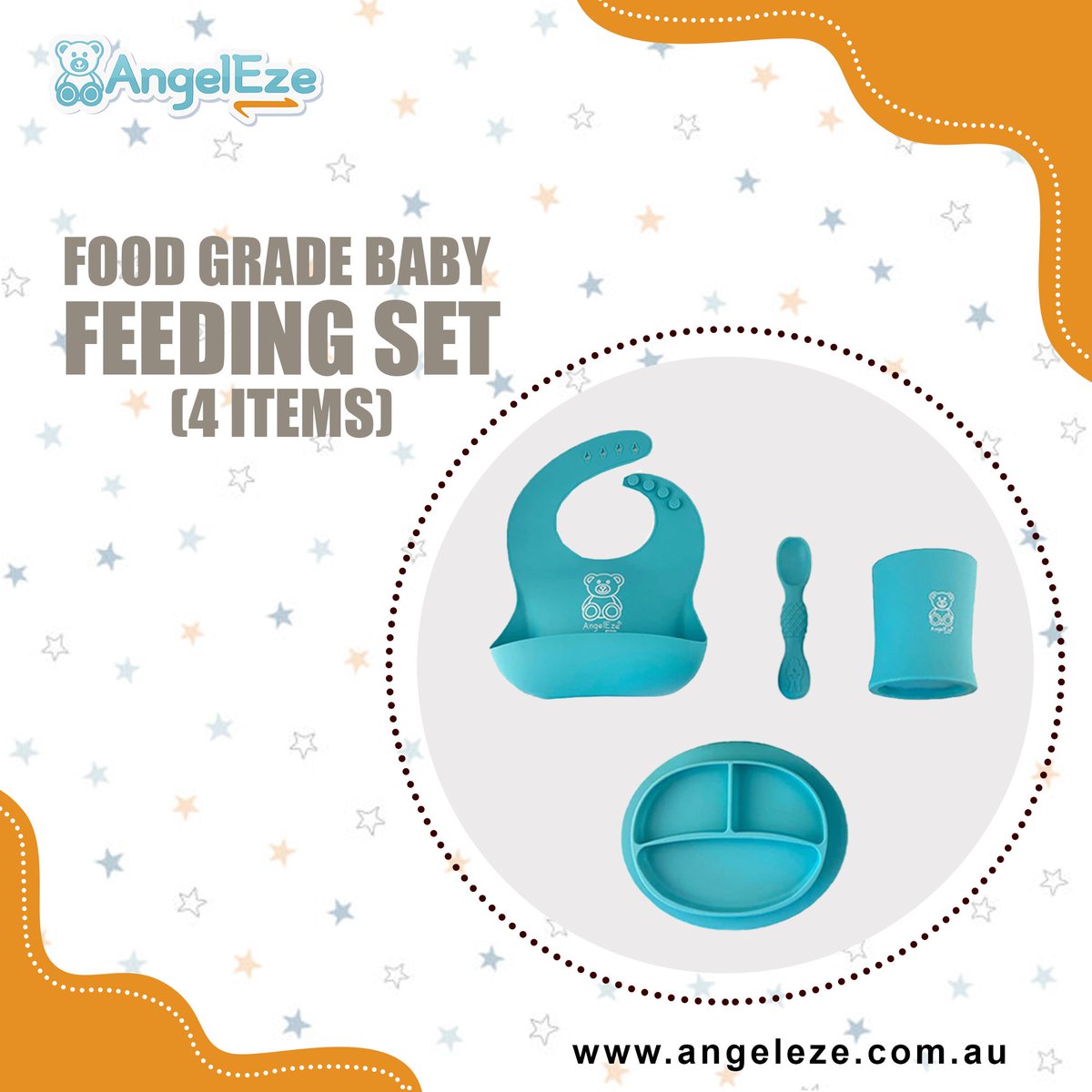 AngelEze07's tweet image. #AngelEze knows the worry of mothers and presents them with a feeding set that contains a variant of beautiful colours, unique style and #softmaterial that incant babies to eat.
This product comes in (4 items).