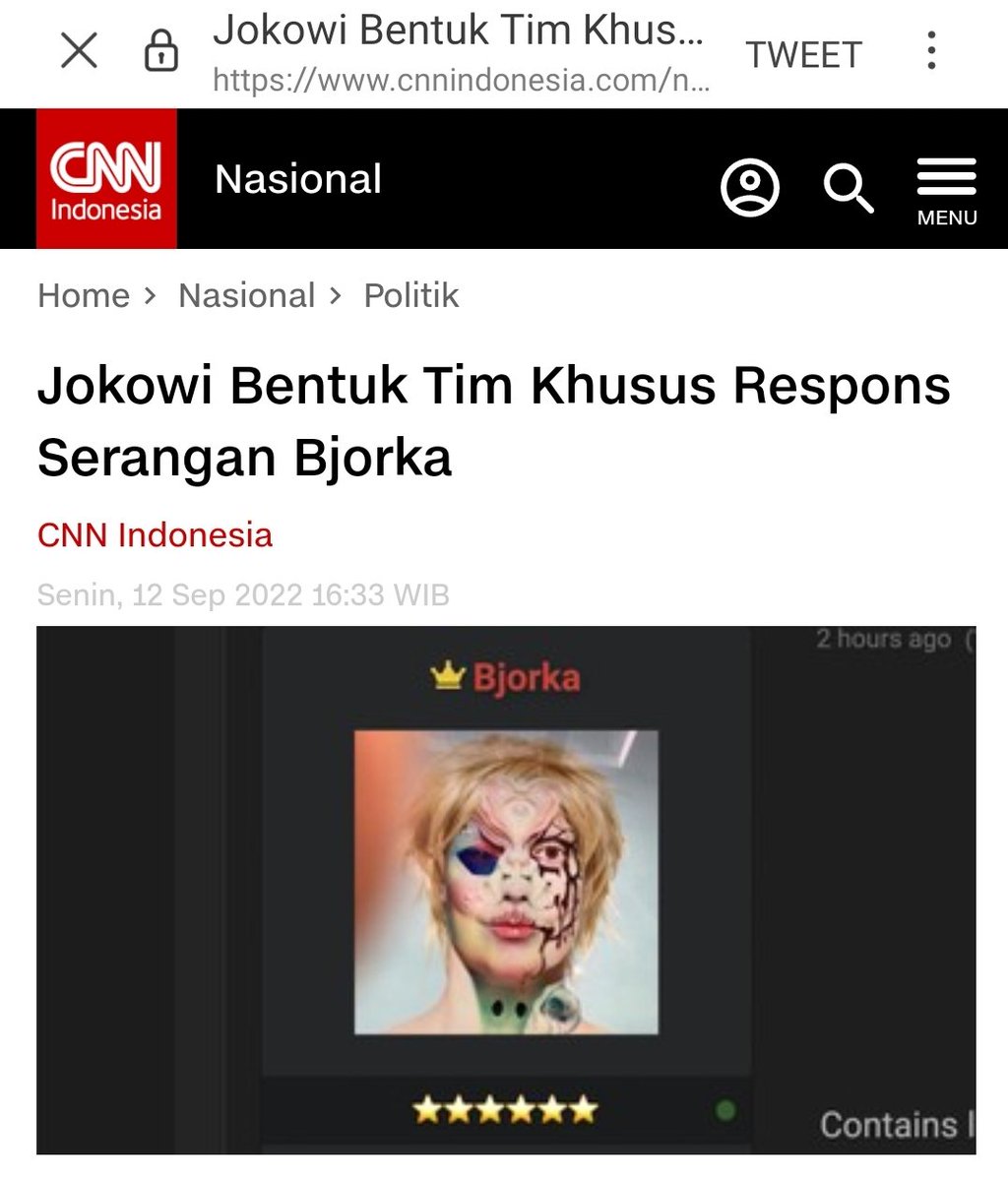 Kata BIN hoax, tp kenapa Jokowi bentuk tim khusus respon serangan Bjorka ? 🤣