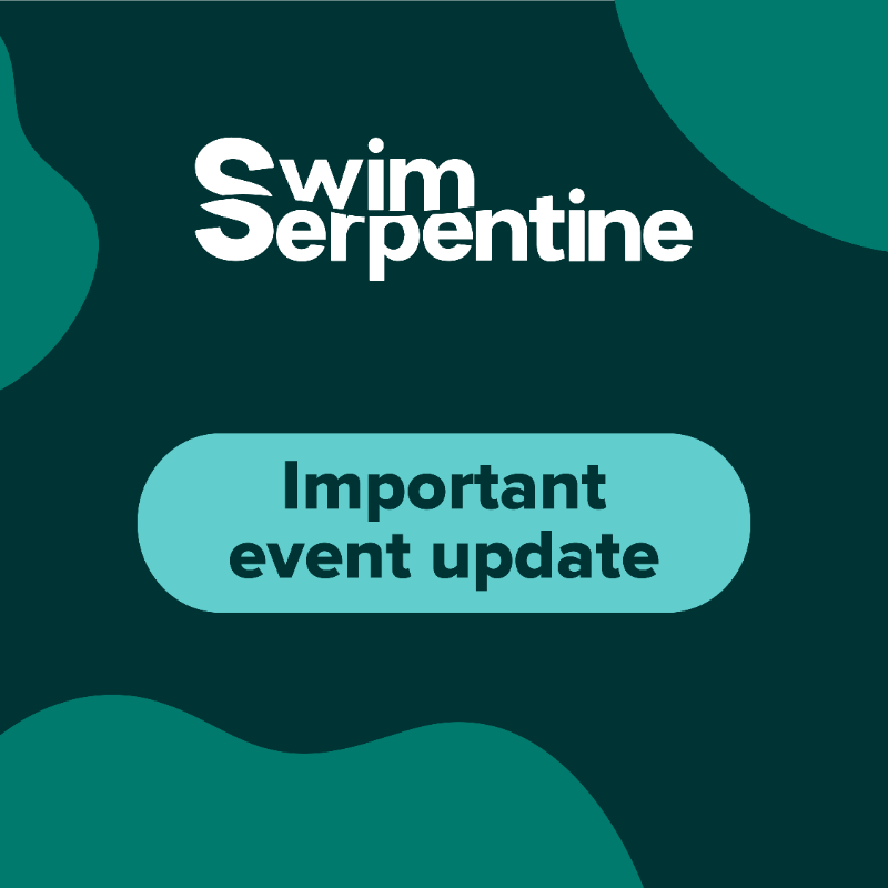 SwimSerpentine's tweet photo. We’re very sorry to confirm that Swim Serpentine will not take place on Saturday 17 September due to the preparations for the State Funeral of HM The Queen.
 
Everyone with a place in the 2022 event will be offered the choice to defer their entry to 2023 or a full refund.