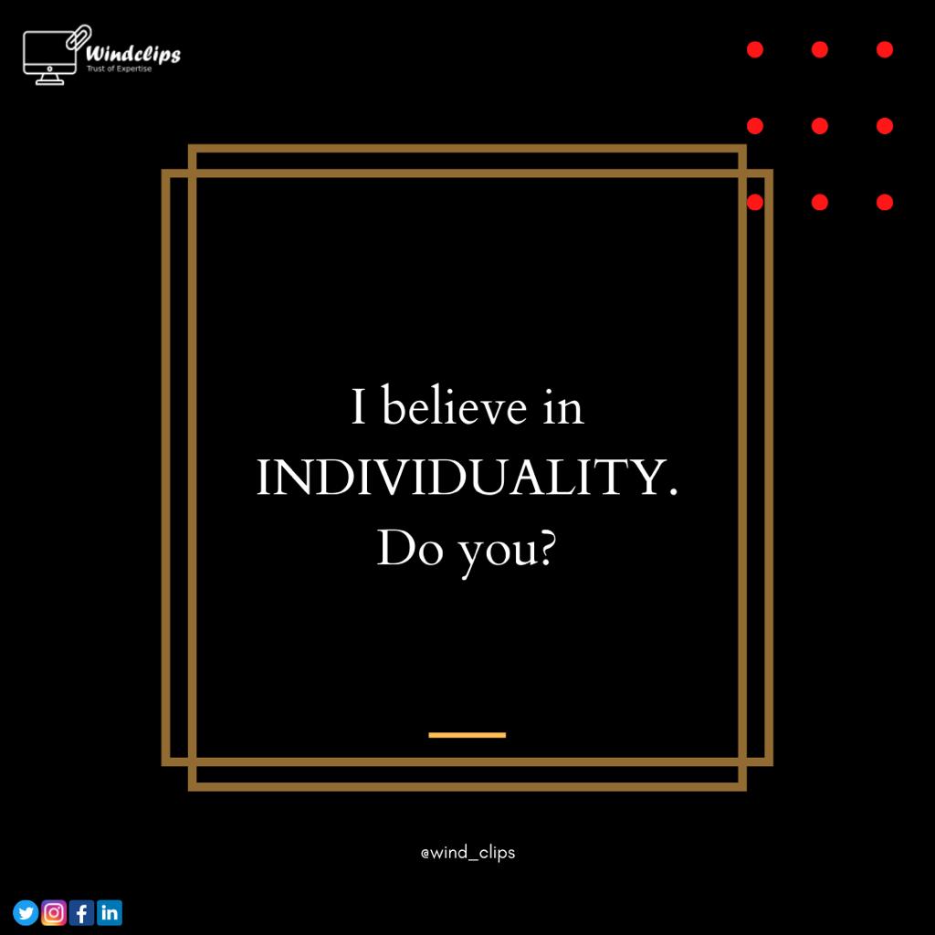 clips_wind's tweet photo. Do you also believe in INDIVIDUALITY?
If yes, COMMENT below.
.
.
.
.
#bossbabe #bossgirlbloggers #bossladymindset #bosslady #bossmom #brandstrategy #brandstrategist #digitalmarketing #businessowner #businessgirl #ceomindset #ceolifestyle #ceoquotes #bossbabequotes #detroitblogger https://t.co/msNYnU3nPb