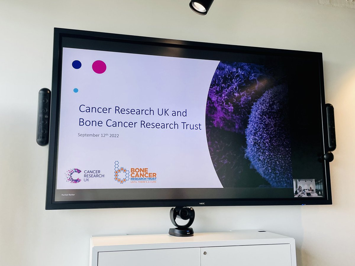 BCRT's tweet photo. Today our CEO, Mat, and Head of Research, Zoe, were delighted to meet with the team at @CR_UK where we began positive conversations around collaboration that could bring about greater change for primary bone cancer patients.
We look forward to sharing more with you all soon. https://t.co/15zCWx3q7W