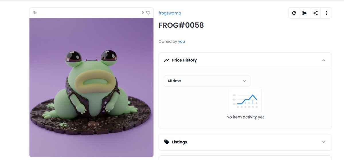 FROGswamp2's tweet photo. 🚨It's Live!!
Giving Away this FROG#0058🐸
✅Follow
✅Mention friends
✅Like the FROG on @opensea 
Good Luck Everyone! 🍀
#NFT #NFTGiveaway #NFTGiveawa #NFTJapan #nftart #NFTartist #NFTutility #NFTcollections #NFTGame https://t.co/cTRTjPz0W1
