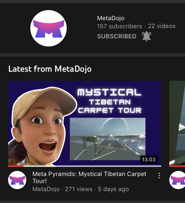 IdaWahap's tweet photo. ⏰Still have time to win your 100 USDT. Winner will be announced this Friday!! 🥳 Subscribe, Like the video and Comment which one is your favourite carpet! #MetaPyramids #AtelierChangphel #GiveawayAlert #LFG #MetaDojo @MetaDojo_IO https://t.co/NJYOB2h3GT https://t.co/ahOfdxpyj5