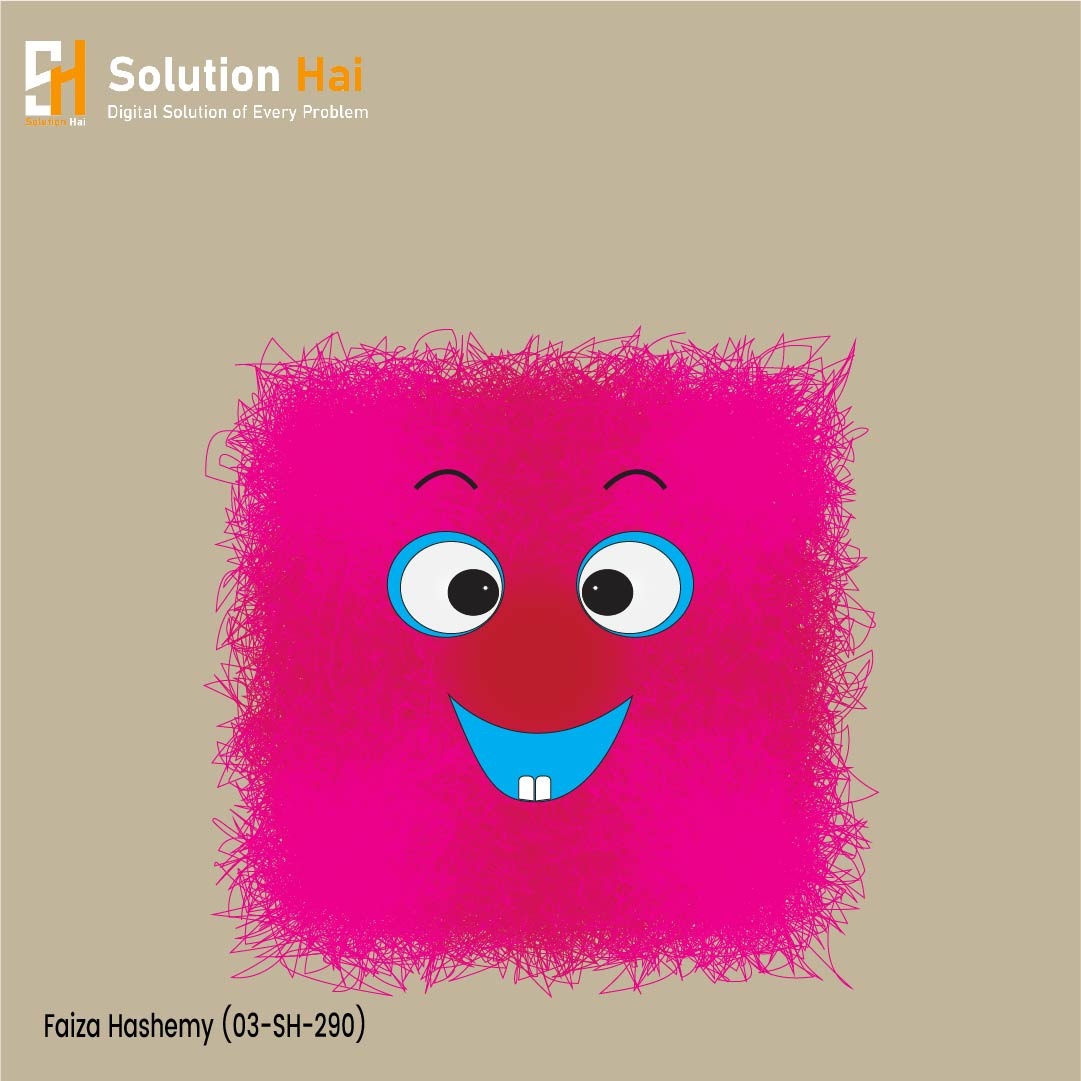 FaizaHashemy's tweet photo. Fluffy cartoon #solutionhai #Illustrator #graphicdesign #shapetool #blendtool https://t.co/LzFZjIfIqk