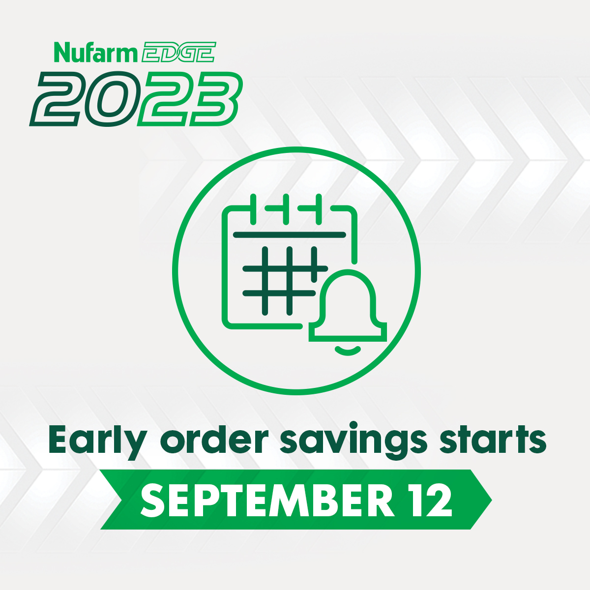 Nufarm US Turf (@nufarmusturf) on Twitter photo Get your #turf, #ornamental, #lawn, #landscape and #greenhouse solutions at the best possible value with the <a href="/NufarmUSTurf/">Nufarm US Turf</a> Edge #Rewards #Program. #NufarmEdge #EOP
Early Order Savings start September 12: bit.ly/nufarmeop #NufarmEdge Get your #turf, #ornamental, #lawn, #landscape and #greenhouse solutions at the best possible value with the <a href="/NufarmUSTurf/">Nufarm US Turf</a> Edge #Rewards #Program. #NufarmEdge #EOP
Early Order Savings start September 12: bit.ly/nufarmeop #NufarmEdge