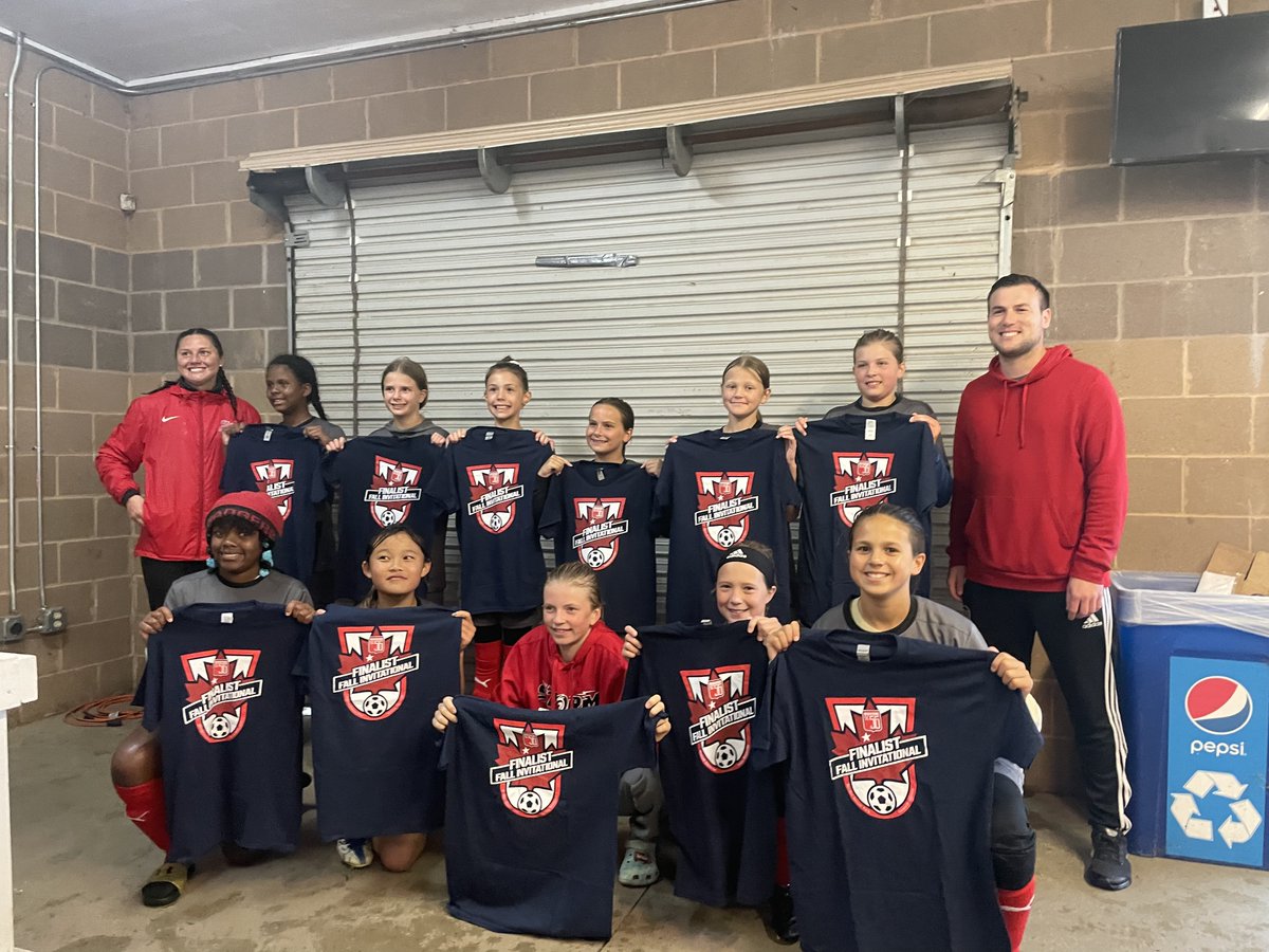 Soccer53590's tweet photo. Sunday may have been wet but our teams had a great weekend at the Madison 56ers Fall Invitational! Congrats to our 12U Girls and 14U Boys Finalists! https://t.co/xwM6SAu1gY