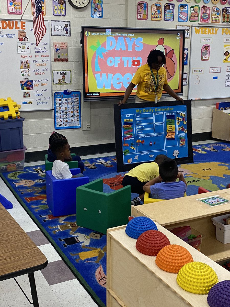 AbneyJohnathan's tweet photo. WE are ready for a great day of learning in Mrs. G’s pre-k class! #LevelUp #windsorwuldcats https://t.co/f10lj1rBu0