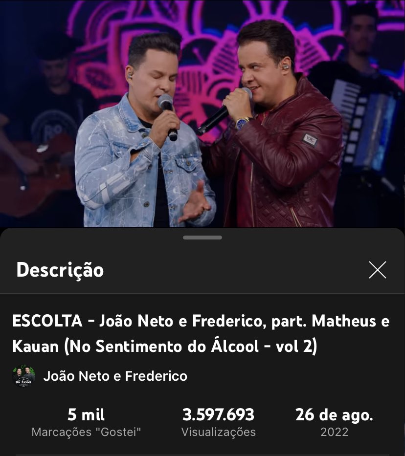 JNeFoficial's tweet photo. Quem aí já curtiu nossa música nova? 

ESCOLTA - está disponível em todas as plataformas digitais. 🔥

#jnef #Musica #sertanejo https://t.co/L0LP6oNhp2