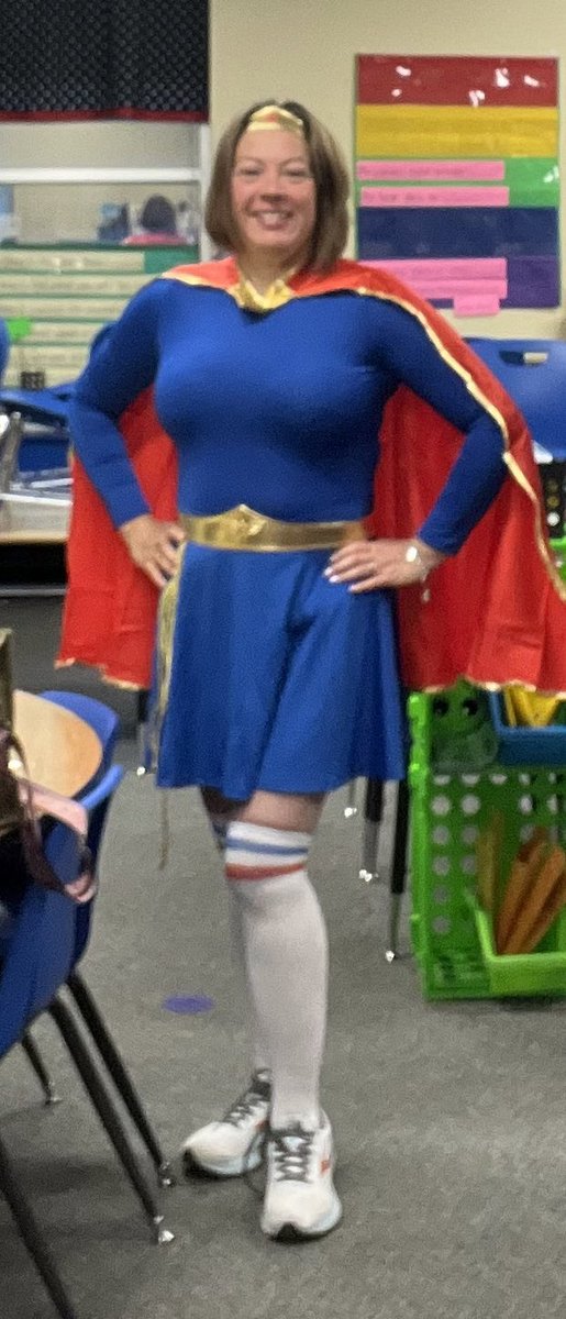 MariaTherrell's tweet photo. If you know me you know I don’t do costumes… at all… but when your school is kicking off CATCH and you’ve lost 80lbs and you’ve learned that your health is what counts… you’re all in!!! #coachlifeisthebestlife #healthylifestyle #healthyteacher #catchkickoff https://t.co/MQP2zpPHGY