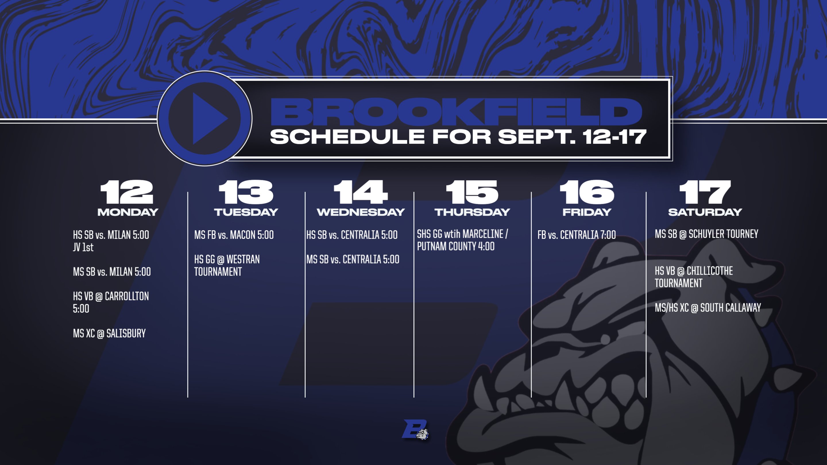 Brookfield Athletics (oskeewawabsd) / Twitter