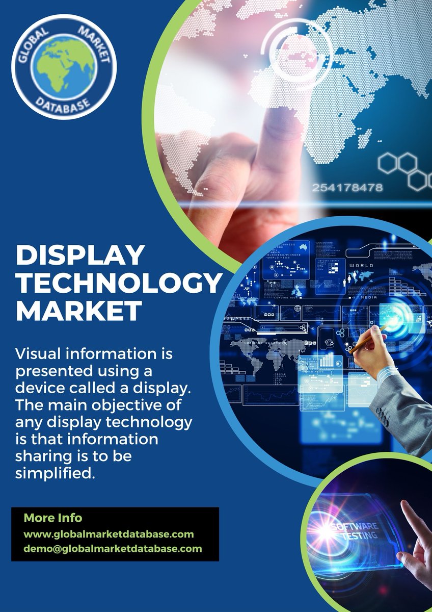 GlobalMarketD's tweet photo. Evolution of Display Technology Market 
Read the full blog here: - https://t.co/GQSY5HpJ8j
#DisplayTechnology #scalabledisplay #tpvdisplaytechnology #BusinessIntelligence #MarketResearchReport #marketresearchdatabase https://t.co/oKAg1Onost