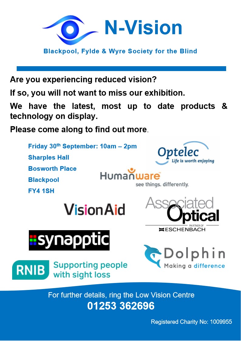 Join us at our exhibition on the 30th September 2022. @optelecUK <a href="/HumanWare/">HumanWare</a> <a href="/VisionAid_Tech/">visionaid_tech</a> <a href="/AssociatedOptic/">Associated Optical</a> <a href="/Synapptic1/">Synapptic</a> <a href="/yourdolphin/">Dolphin Computer Access</a>
<a href="/RNIB/">RNIB</a> #SightLoss #VisuallyImpaired #Blind #VisuallyAwareness #WhiteCane #Exhibition