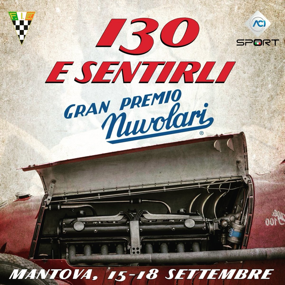 federcronos's tweet photo. La FICr seguirà il 32^ #GPNuvolari2022, evento internazionale e valido per il Campionato italiano Grandi eventi, dedicato al pilota mantovano giunto al 130^ anniversario dalla nascita
🔸 16/09 Mantova-Rimini
🔸 17/09 Da Rimini a Rimini
🔸 18/09 Rimini-Mantova
@Official_CSAI #CIGE https://t.co/moNvQmne7y