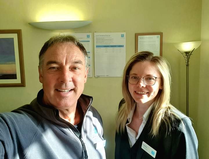CoopDarin's tweet photo. It was great to pop into Co-op funeral care (David McKays) last week to dicuss the selection of Local Community Fund causes for next year with Hayley.#Davidmckays
They are super friendly and there if you need any help with all things funeral related..  
#itswhatwedo https://t.co/nEMHNzMtxC