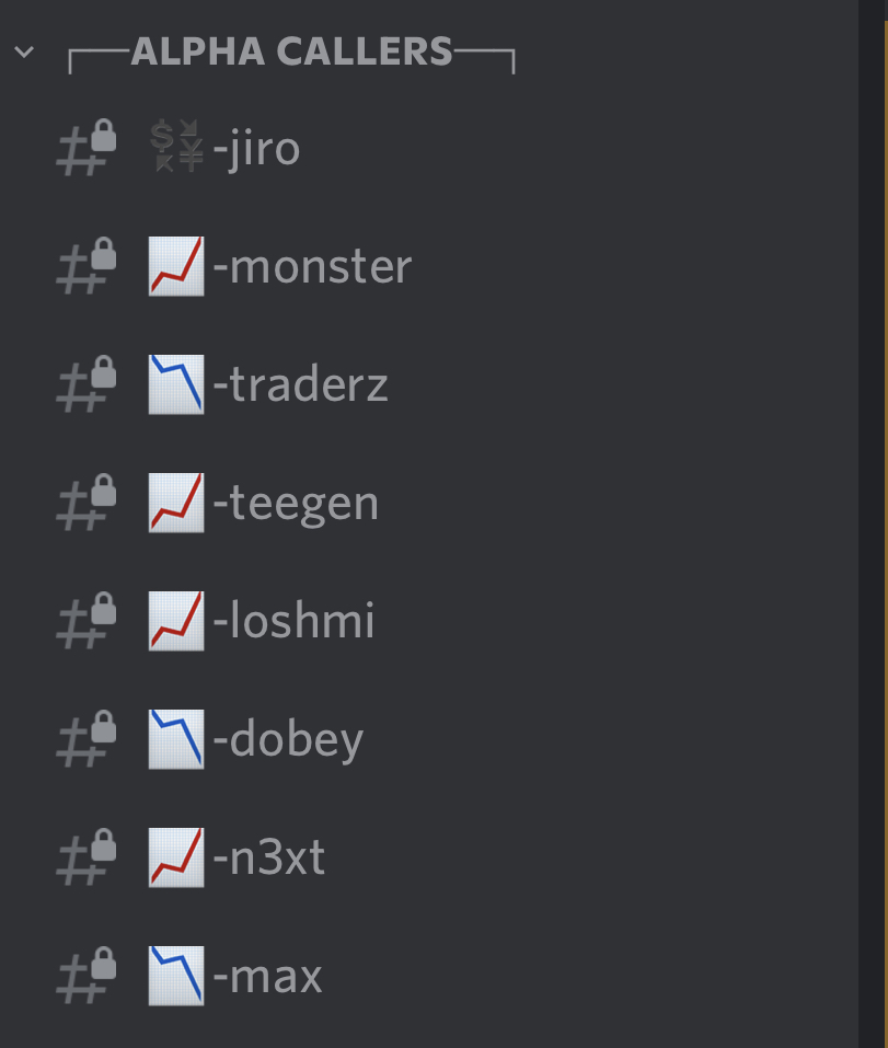 which each other. We have the best alpha callers in web3. <a href="/Jirocrypto1/">Jiro :)</a> @monsterNFTcalls <a href="/zeynepdogan/">vollinger</a> <a href="/Theeeee_3/">Tee</a> @loshmibbx <a href="/DobeyDick/">Dobey</a> <a href="/Real_n3xt/">N3XT</a> <a href="/maxchadwickNFT/">MAX CHADWICK</a> THANK YOU GUYS for you hard work and the best alpha 💗