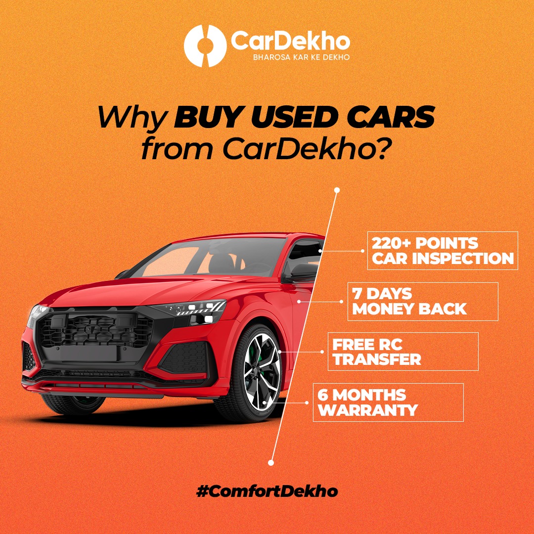 CarDekho's tweet photo. There's more than 1 good reason to buy a used car from CarDekho. Upgrade your car and SAVE maximum with us!
Buy a high-quality used car from https://t.co/hgQGsjQ1gx
#cardekho #ComfortDekho #buycar #bestprice #seasonsale #septembersale #bookcar #usedcar #buyusedcar #BuyCars https://t.co/ucQCLF5NMX
